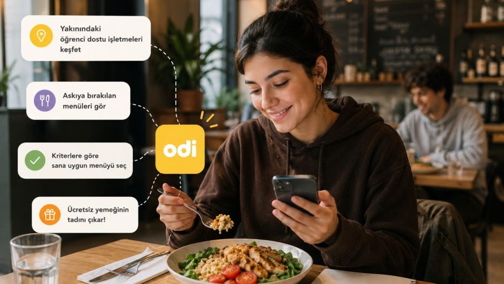 Bedava Yemek Veren Uygulamalar: Ücretsiz Yemek Fırsatları Nasıl Bulunur? 3 üniversite öğrencileri için odi
